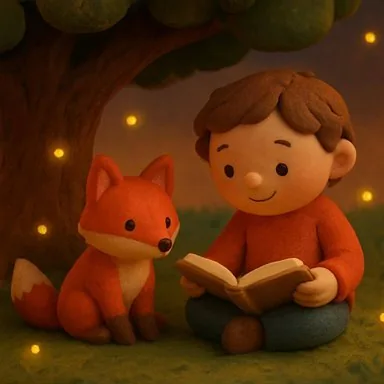 Sample illustration in the Cozy Clay style